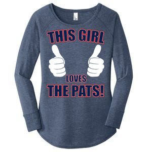 This Girl Loves The Pats Women's Perfect Tri Tunic Long Sleeve Shirt