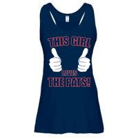 This Girl Loves The Pats Ladies Essential Flowy Tank