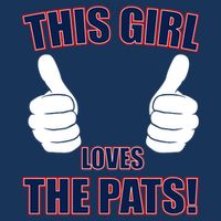 This Girl Loves The Pats Baby Bodysuit