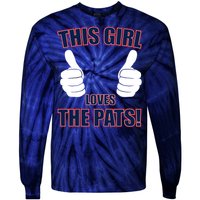 This Girl Loves The Pats Tie-Dye Long Sleeve Shirt