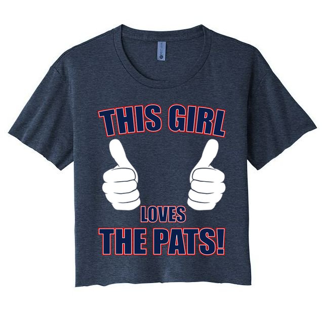 This Girl Loves The Pats Crop Top