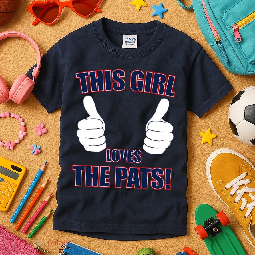 This Girl Loves The Pats Kids T-Shirt