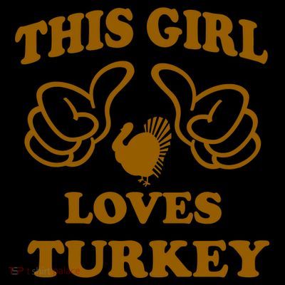This Girl Loves Turkey T-Shirt