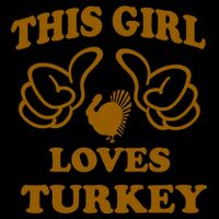 This Girl Loves Turkey Backpack