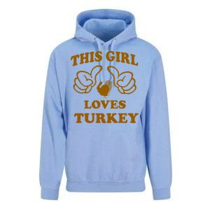 This Girl Loves Turkey Unisex Surf Hoodie