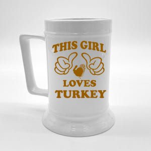 This Girl Loves Turkey Beer Stein