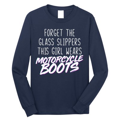 This Girl Wears Motorcycle Boots Long Sleeve Shirt