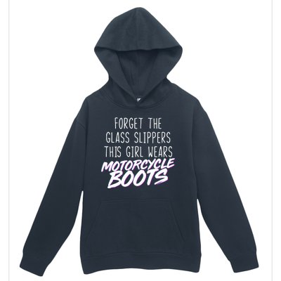 This Girl Wears Motorcycle Boots Urban Pullover Hoodie