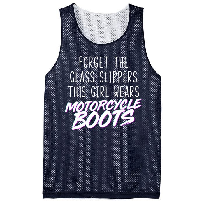 This Girl Wears Motorcycle Boots Mesh Reversible Basketball Jersey Tank