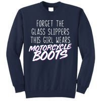 This Girl Wears Motorcycle Boots Tall Sweatshirt