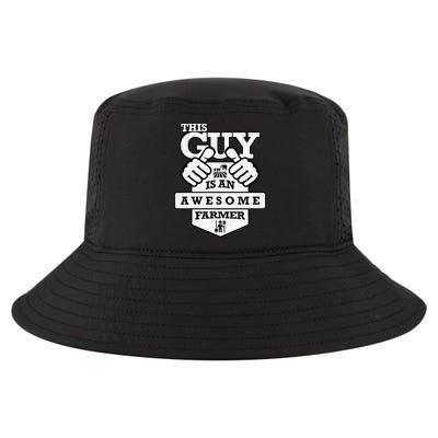 This Guy Is An Awesome Farmer Cool Comfort Performance Bucket Hat
