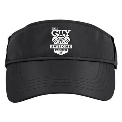 This Guy Is An Awesome Farmer Adult Drive Performance Visor