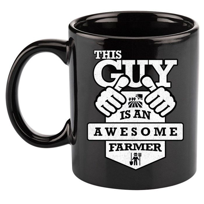 This Guy Is An Awesome Farmer 11oz C Handle Ceramic Mug
