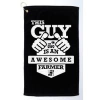 This Guy Is An Awesome Farmer Golf Towel