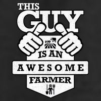 This Guy Is An Awesome Farmer Golf Towel
