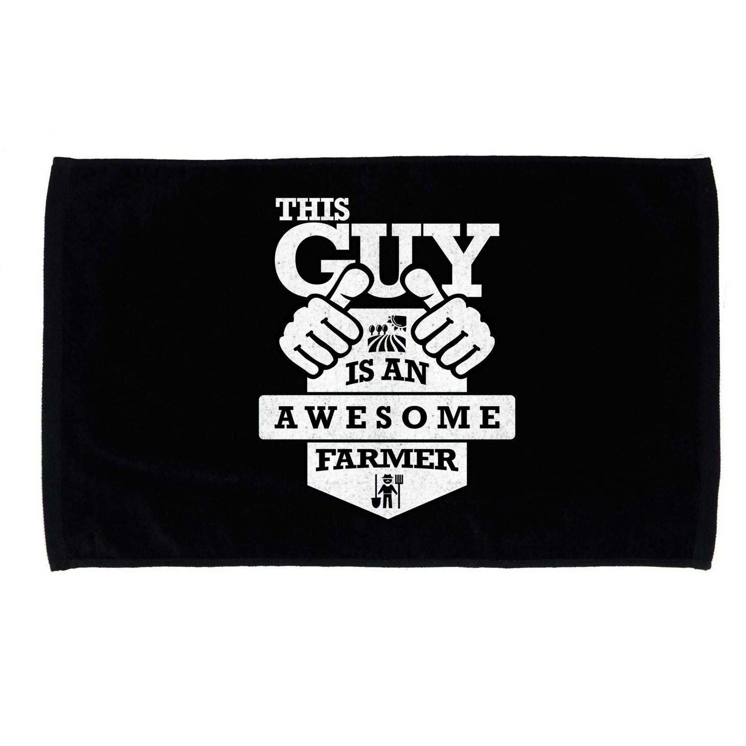 This Guy Is An Awesome Farmer Microfiber Hand Towel
