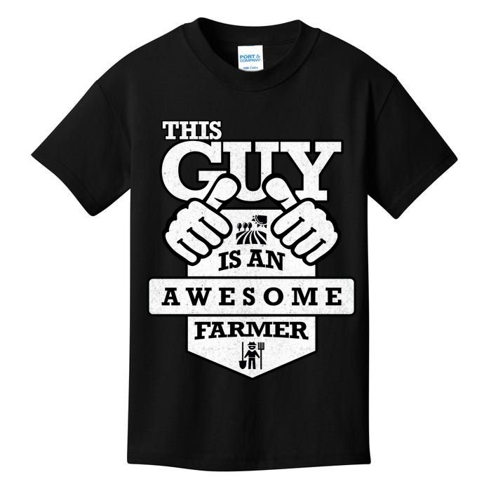 This Guy Is An Awesome Farmer Kids T-Shirt