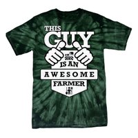 This Guy Is An Awesome Farmer Tie-Dye T-Shirt