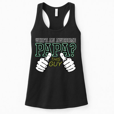 This Guy Is An Awesome Papa Womens Tank Top
