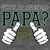 This Guy Is An Awesome Papa 25L Jumbo Tote