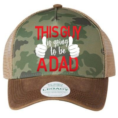This Guy Is Going To Be A Dad Legacy Tie Dye Trucker Hat