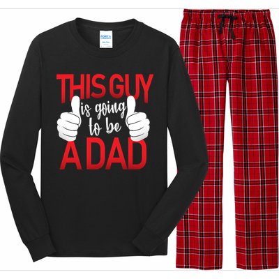 This Guy Is Going To Be A Dad Long Sleeve Pajama Set