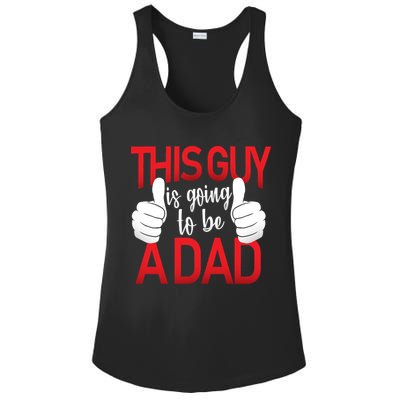 This Guy Is Going To Be A Dad Ladies PosiCharge Competitor Racerback Tank