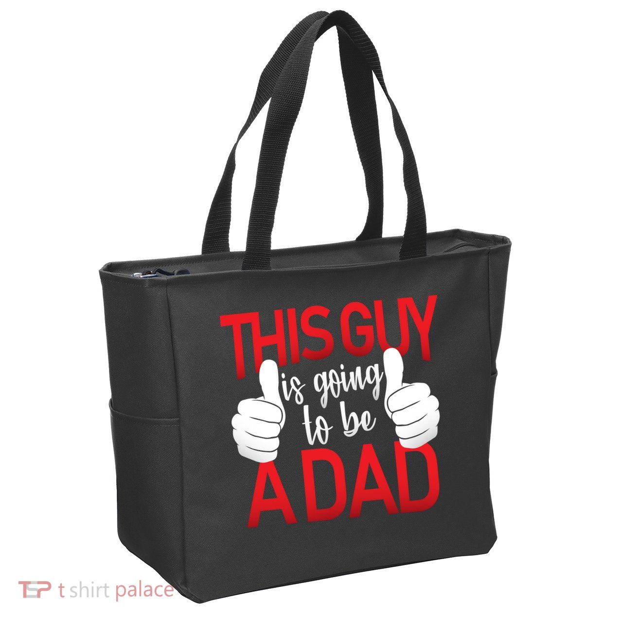This Guy Is Going To Be A Dad Zip Tote Bag