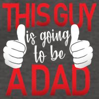 This Guy Is Going To Be A Dad Vector Backpack