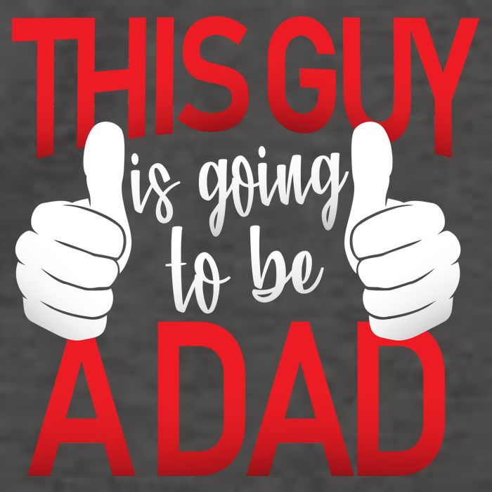 This Guy Is Going To Be A Dad Vector Backpack