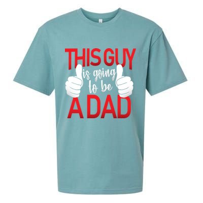 This Guy Is Going To Be A Dad Sueded Cloud Jersey T-Shirt