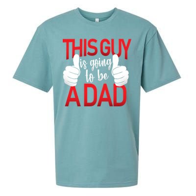 This Guy Is Going To Be A Dad Sueded Cloud Jersey T-Shirt