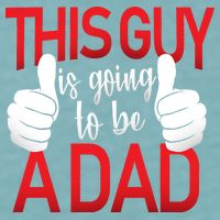 This Guy Is Going To Be A Dad Sueded Cloud Jersey T-Shirt