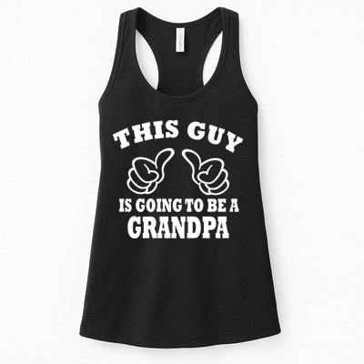 This Guy Is Going To Be A Grandpa Womens Tank Top