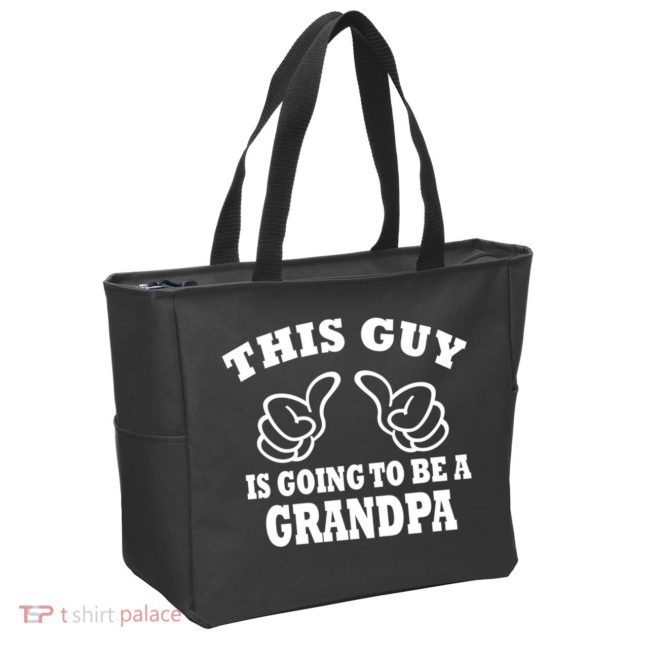 This Guy Is Going To Be A Grandpa Zip Tote Bag