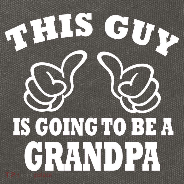This Guy Is Going To Be A Grandpa Cotton Canvas Backpack
