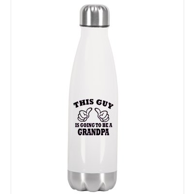 This Guy Is Going To Be A Grandpa Stainless Steel Insulated Water Bottle