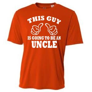 This Guy Is Going To Be An Uncle Cooling Performance Crew T-Shirt