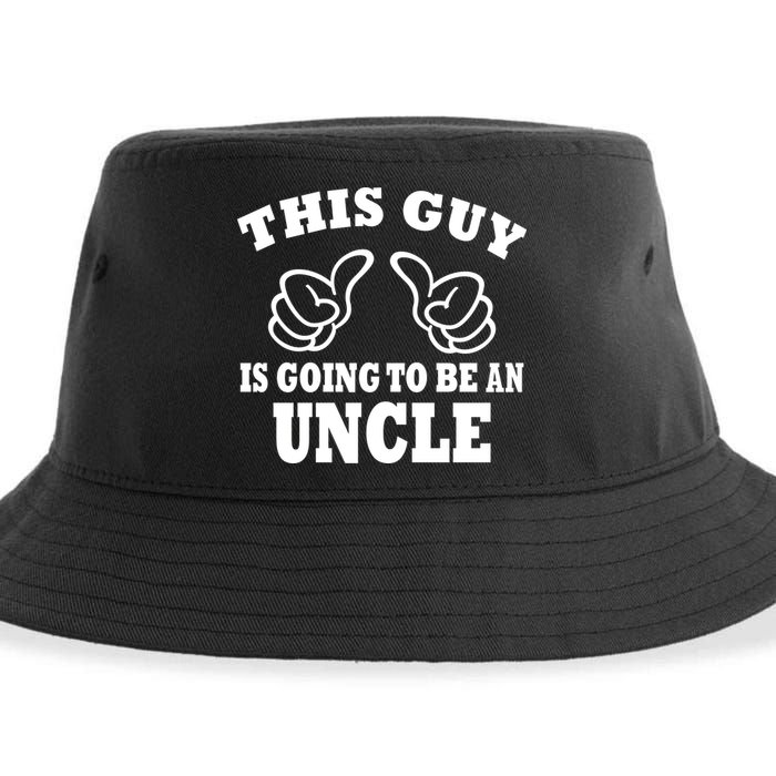 This Guy Is Going To Be An Uncle Sustainable Bucket Hat