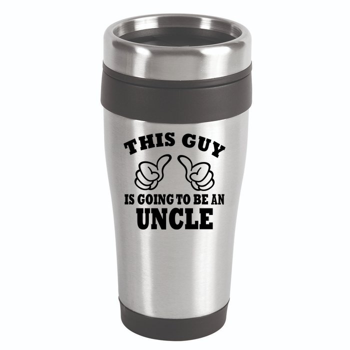 This Guy Is Going To Be An Uncle 16oz Travel Tumbler