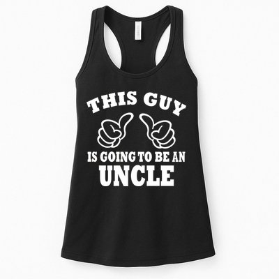 This Guy Is Going To Be An Uncle Womens Tank Top