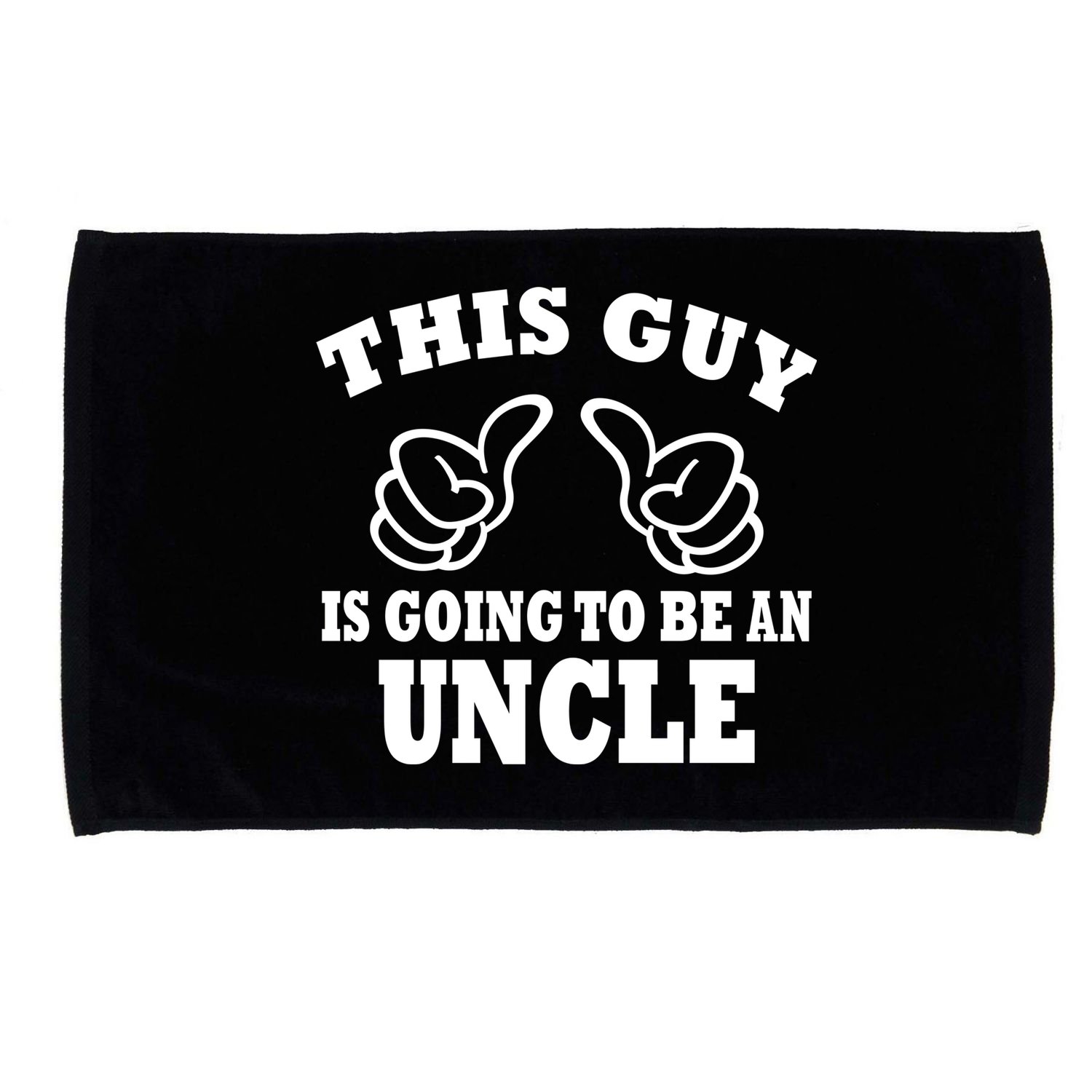 This Guy Is Going To Be An Uncle Microfiber Hand Towel