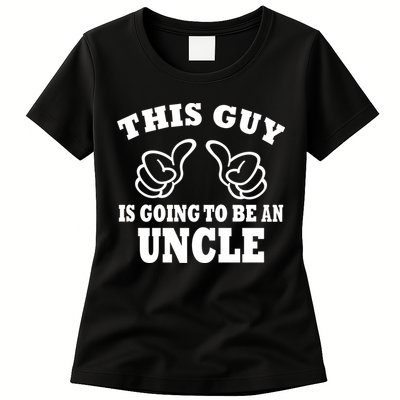This Guy Is Going To Be An Uncle Womens T-Shirt