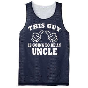 This Guy Is Going To Be An Uncle Mesh Reversible Basketball Jersey Tank