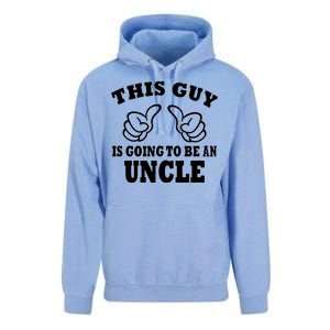 This Guy Is Going To Be An Uncle Unisex Surf Hoodie