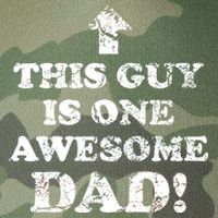 This Guy is One Awesome Dad Distressed Legacy Tie Dye Trucker Hat