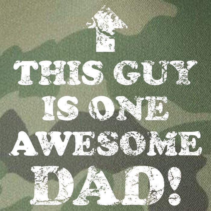 This Guy is One Awesome Dad Distressed Legacy Tie Dye Trucker Hat