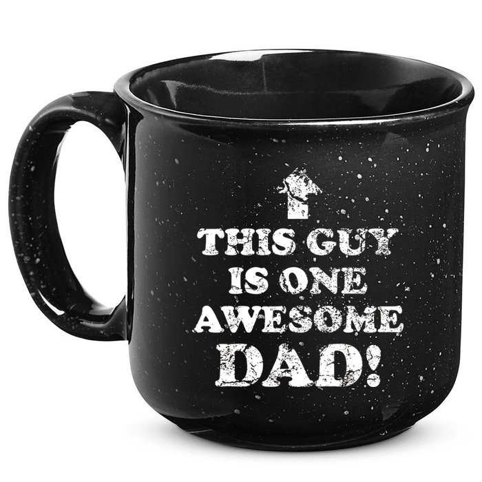 This Guy is One Awesome Dad Distressed 15oz Campfire Ceramic Mug
