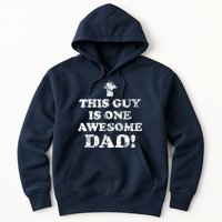 This Guy is One Awesome Dad Distressed Hoodie