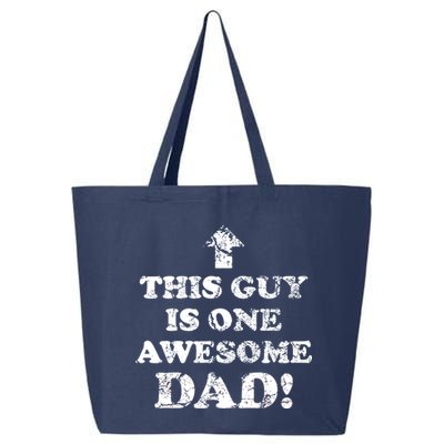 This Guy is One Awesome Dad Distressed 25L Jumbo Tote